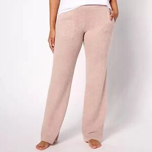 Barefoot Dreams Regular CozyChic Lite Welt Pocket Faded Rose Petite Large